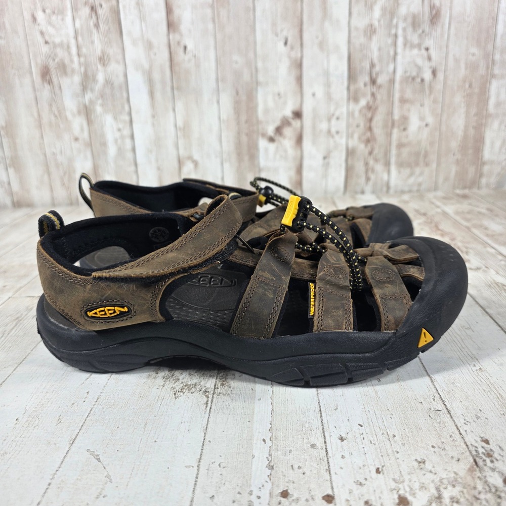 Keen Newport H2 Womens 6 Brown Leather Waterproof Hiking Sandals 1009996